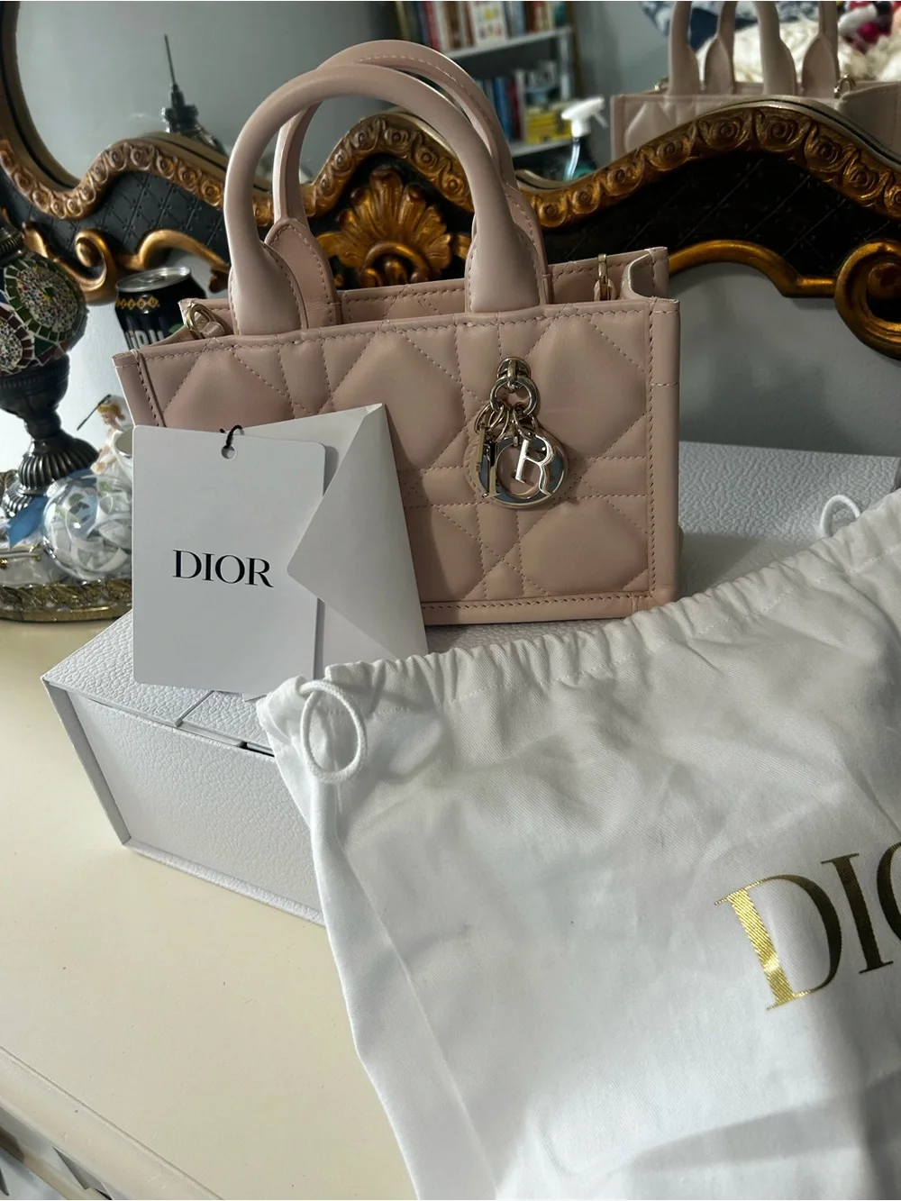 NWT Mini Dior Book Tote - Picture 2 of 13